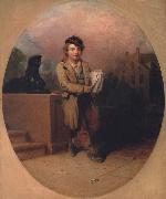 Henry Inman News Boy oil painting reproduction
